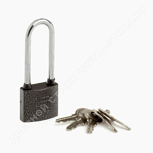 Аллюр Замок навесной HG-330C-L (ВС1Ч-330Д) полимер 5 ключей #171722