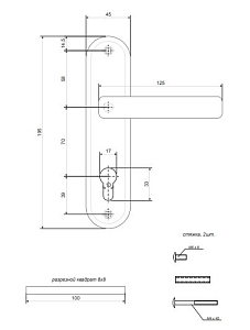 Ручка HP-70.1223-AL-G "Апекс" #173859